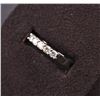 Image 5 : Ladies Ring in White 14K Gold with Diamonds