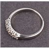 Image 6 : Ladies Ring in White 14K Gold with Diamonds