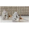 Image 2 : 2.80CTW Natural Diamond Earrings 14K Solid White Gold
