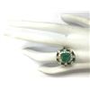 Image 4 : 6.90CTW Natural Emerald And Diamond Ring 14K Solid Yellow Gold