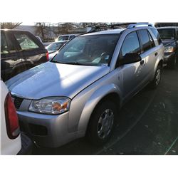 2006 SATURN VUE, 4DR SUV, GREY, VIN # 5GZCZ23D56S886275