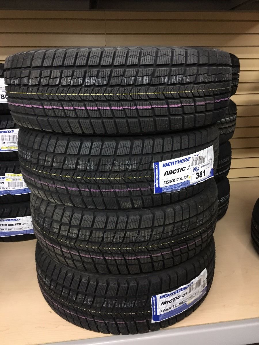 SET OF 4 WEATHERMAXX 225 60R17 WINTER TIRES set-of-4-weathermaxx-225-60r17-winter-tires