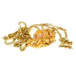 Gold Nugget Necklace