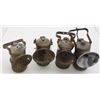 Image 1 : Four Justrite Superintendent-Style Carbide Lamps