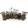 Image 1 : Six Miscellaneous Superintendent Style Carbide Lamps