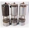 Image 1 : Three Mining Safety Lamps