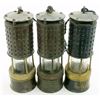 Image 1 : Three Early Brass Safety Lamps