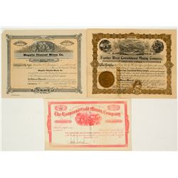 Three California Mining Stock Certificates 2