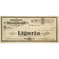 Liguria Gold & Silver Mining Company Stock Certificate