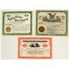 Image 1 : Three Different Bullfrog Mining Stock Certificates