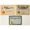 Image 1 : Three Carson City Area Mining Stock Certificates