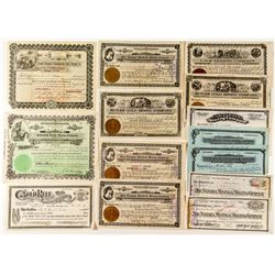 Tonopah Mining Stock Certificate Collection