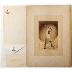 Adolph Sutro Photo and Silver Foil Stationary