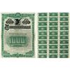 Image 1 : Comstock Tunnel Company Bond Signed by Theodore Sutro