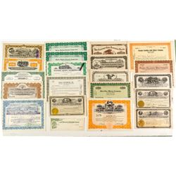 Fourth Group of 20 Different Nevada Mining Stock Certificates