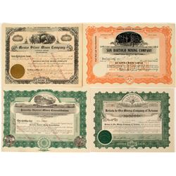 Mexican Mining Stock Certificates (4)