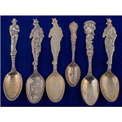 Six Various Mining Spoons