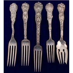 5 Sterling Mining Forks