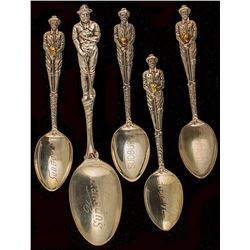 Five Canadian Mining Spoons