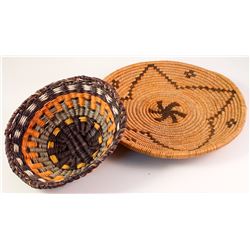 Two Vintage Arizona Indian Baskets