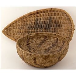 Washoe Winnowing Tray and Washoe Basket