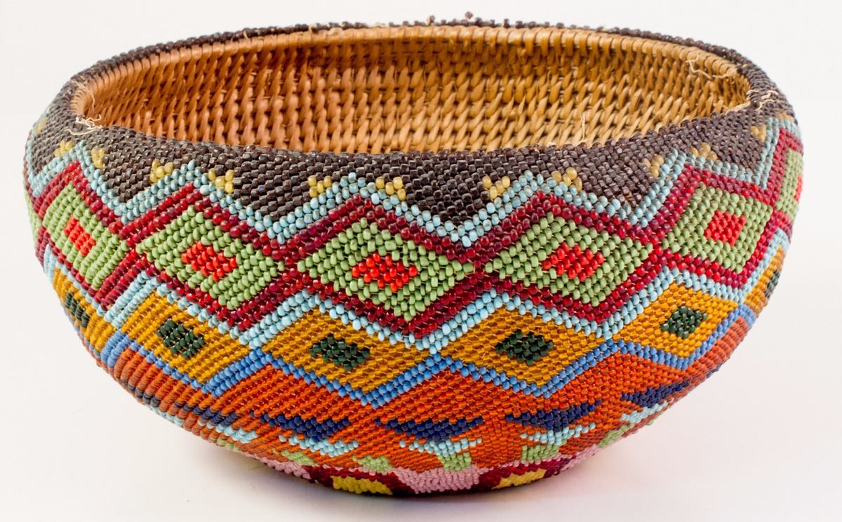 Paiute Beaded Basket Holabird Western Americana Collections