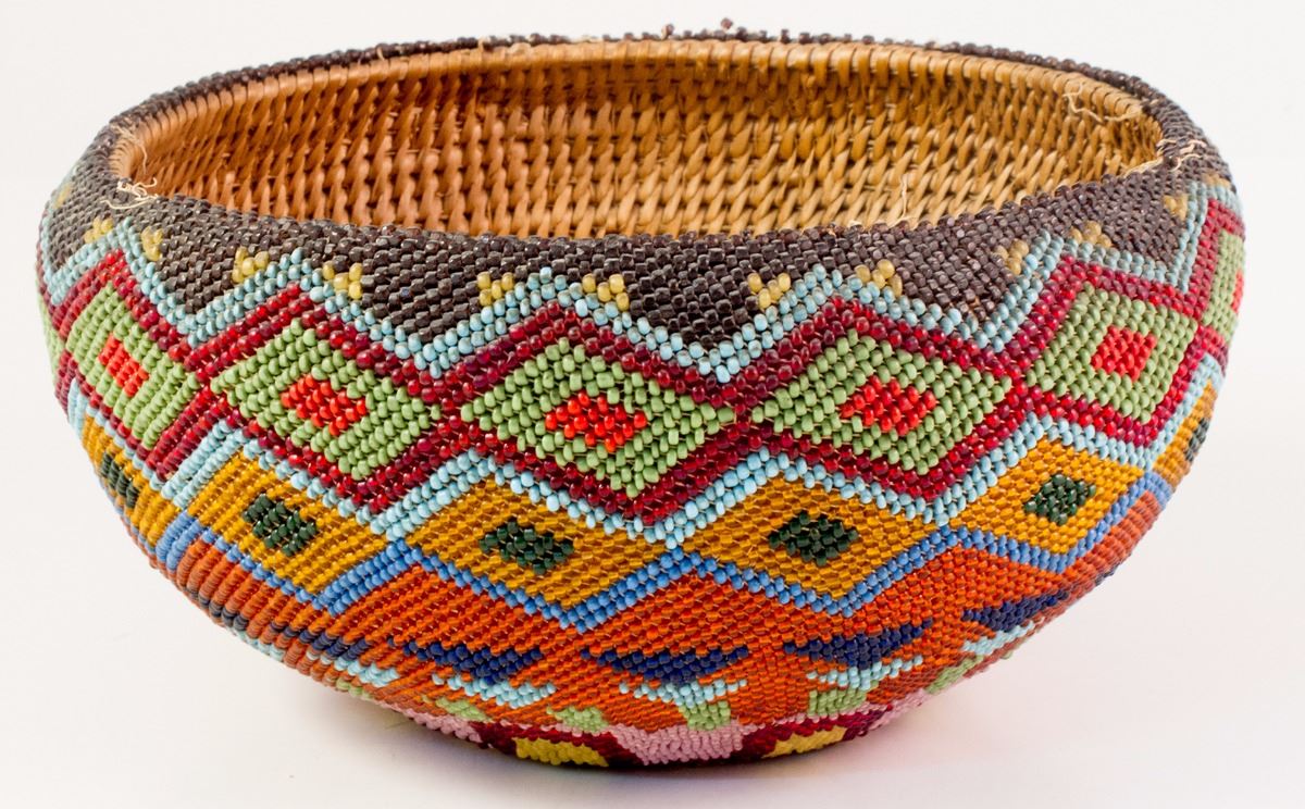 Paiute Beaded Basket - Holabird Western Americana Collections