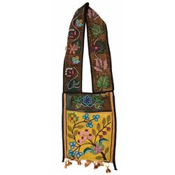 Chippewa Indian Beaded Bandolier Bag