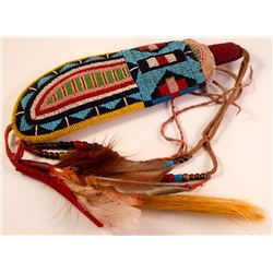 Plains Indian Beaded Knife Sheath