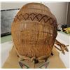 Image 2 : Beaded, Buckskin-covered Willow Cradleboard