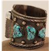 Image 2 : Turquoise Watch Band Cuff Bracelet.