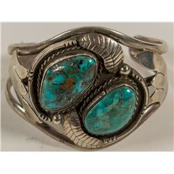 Navajo Turquoise & Silver Bracelet