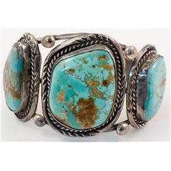 Turquoise & Silver Bracelet