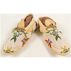 Great Pair of Beaded Moccasins