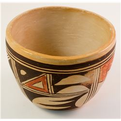 Tri-colored Polychrome Bowl