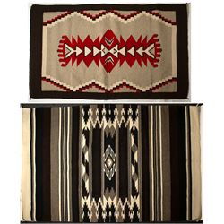 Two "Navajo" Style Rugs