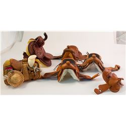 8 Different Miniature Saddles