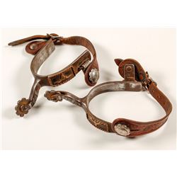 Handmade Spurs w/ Silver, Copper, Brass