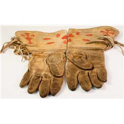 Vintage Leather Gauntlets