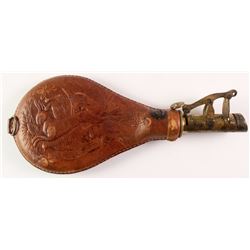 Antique Pistol Powder Flask