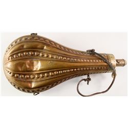 Large Colt Dragoon Style Powder Flask