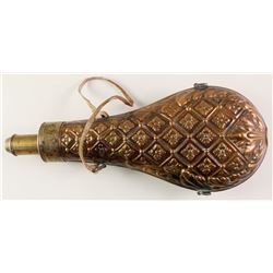 Ornate Mid-Size Powder Flask