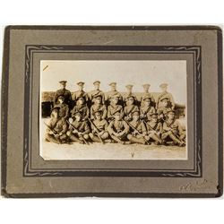 Royal Canadian Police Photo w/ 1876  Winchester Saddle Ring Carbines