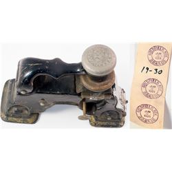 Bullfrog Goldfield Railroad Ticket Dater