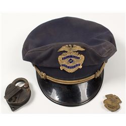 Wells Fargo Cap, Badges, and Lock