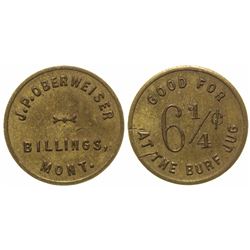 J. P. Oberweiser Token (Billings, Montana)