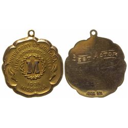 Gold University of Montana Award Token