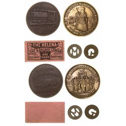 5 Modern Montana Tokens (incl. Railway)