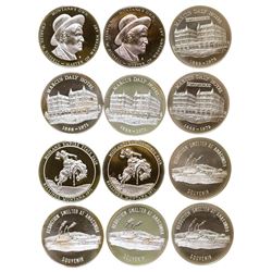 6 Montana Silver Medallions