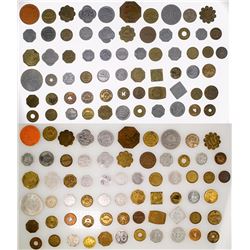 Lot of 63 Misc. Montana Tokens
